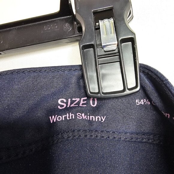 LILLY PULITZER Jeans Pants Worth Low Rise Skinny NAVY BLUE size 0 XS Preppy Chic - Picture 6 of 8